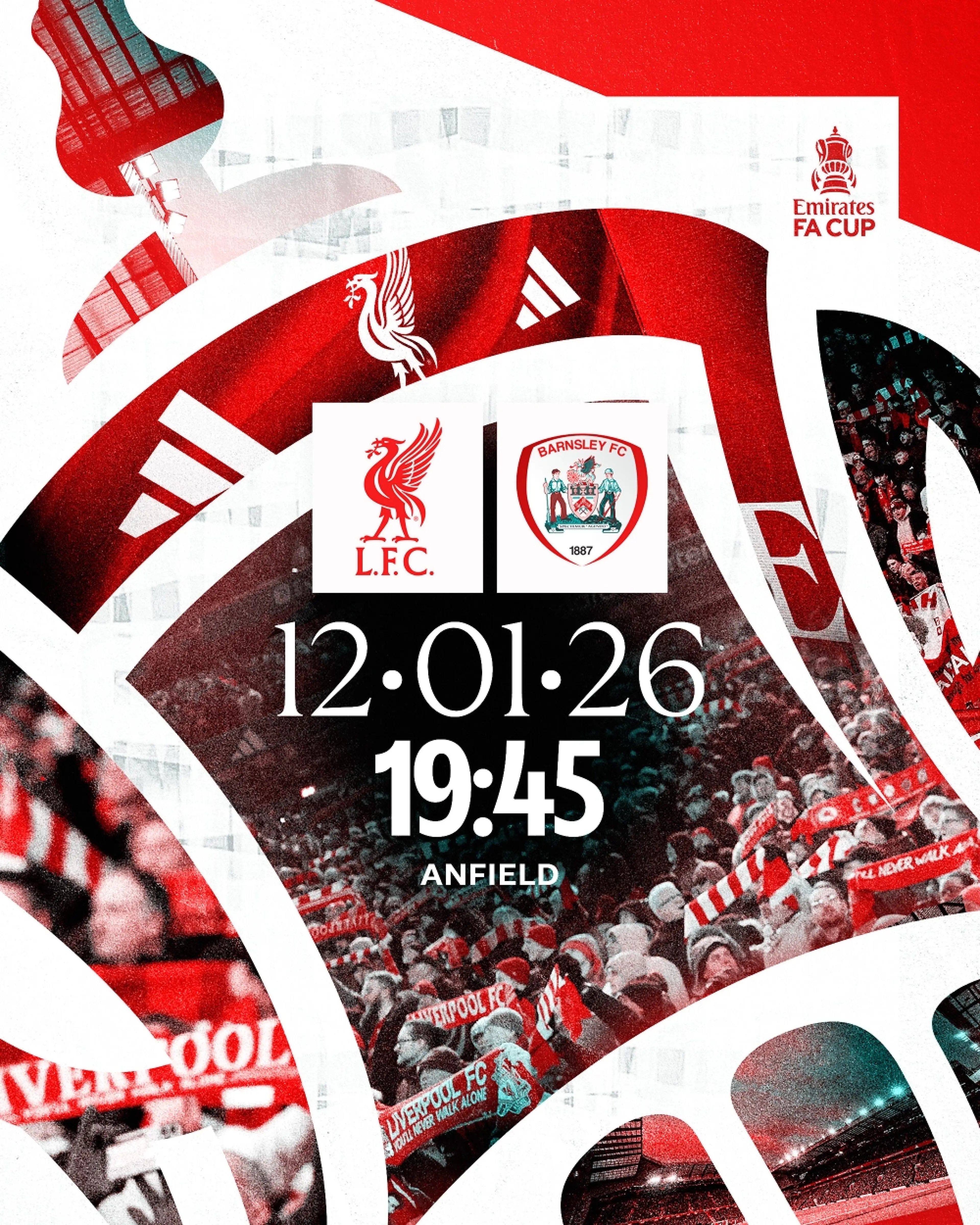 Liverpool vs Barnsley - Poster del partido