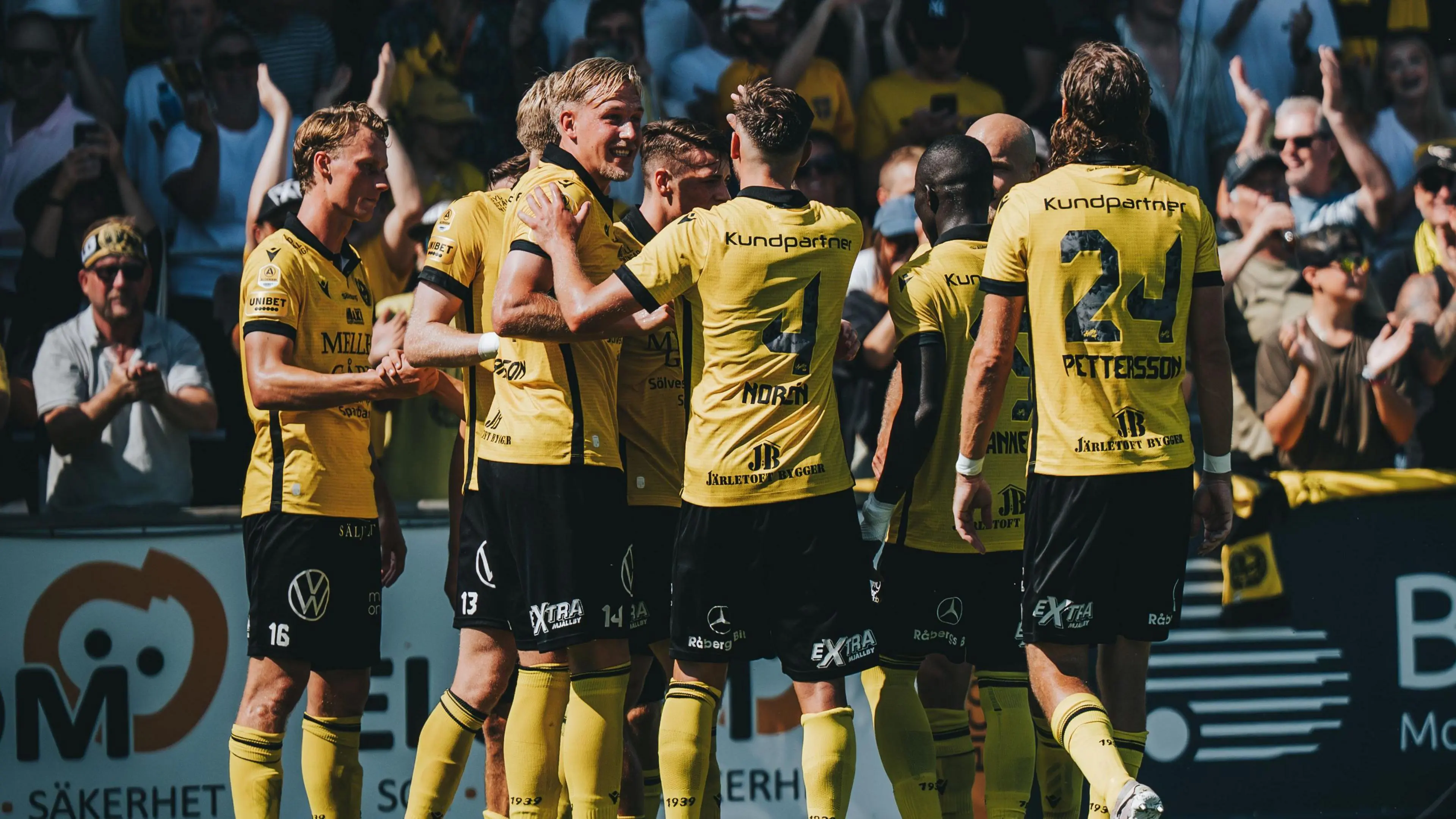 Mjällby celebra otra victoria