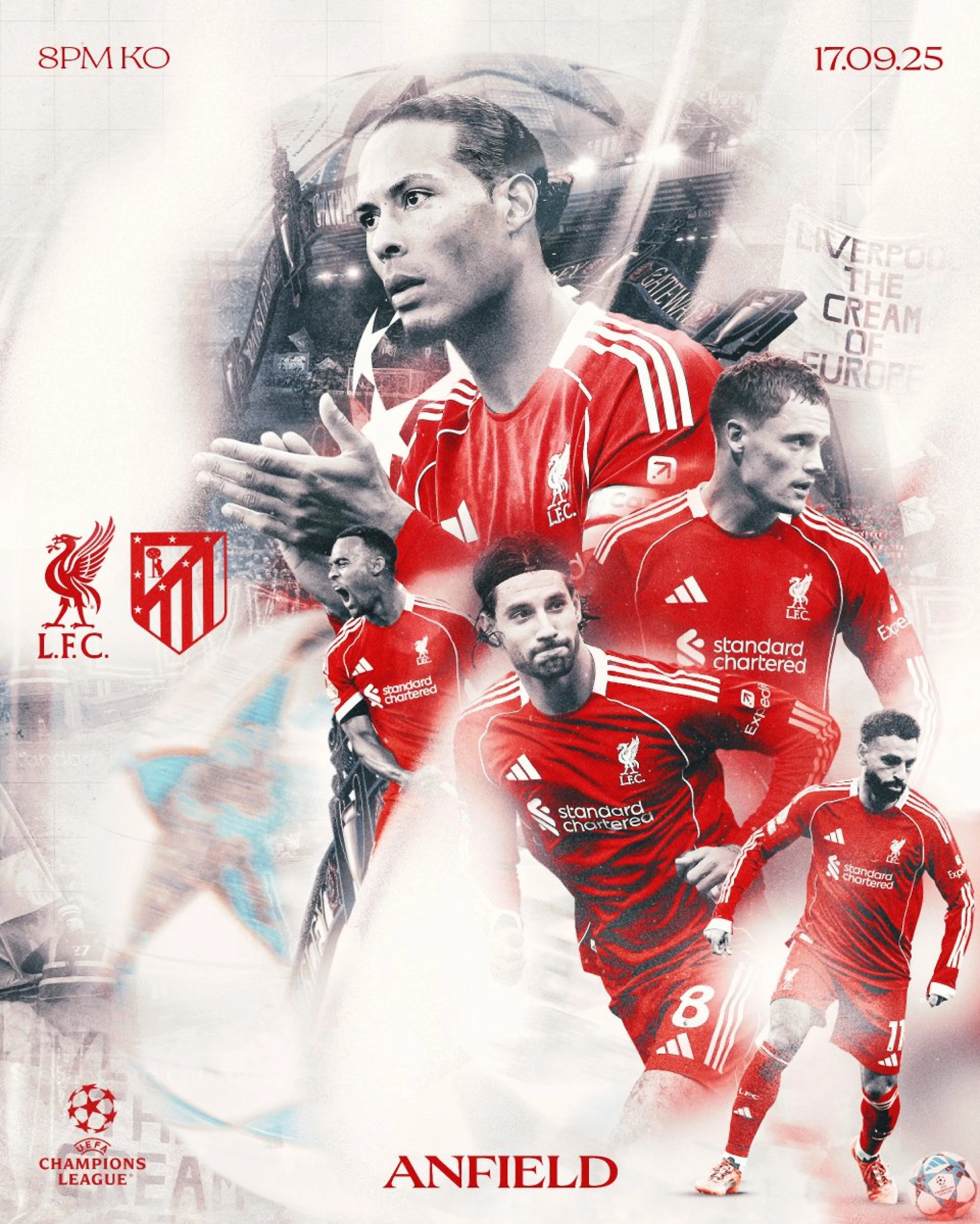 Liverpool vs Atlético Madrid, Anfield