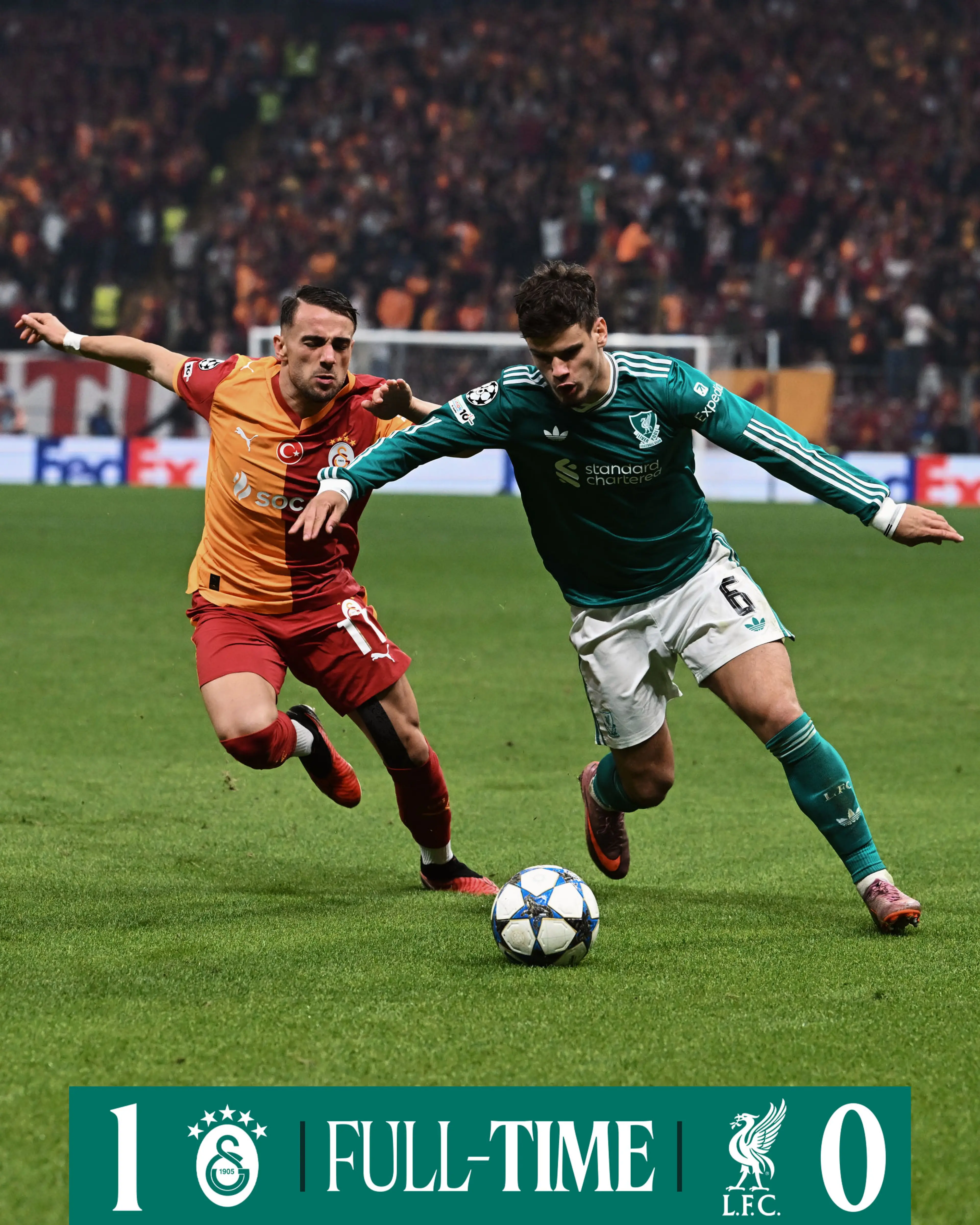 Galatasaray vs Liverpool - Resumen: Una noche para olvidar