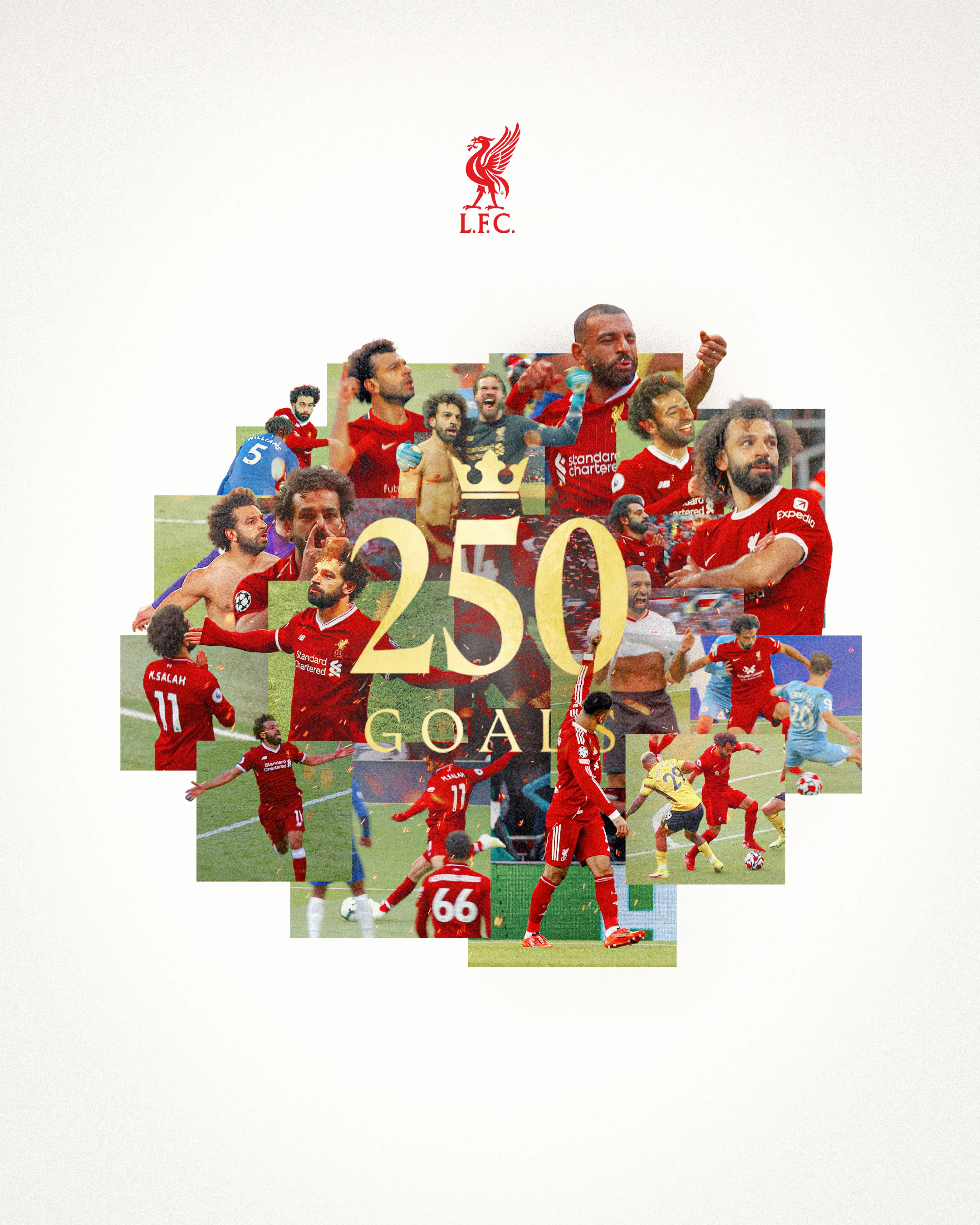 Mohamed Salah: 250 goles para Liverpool