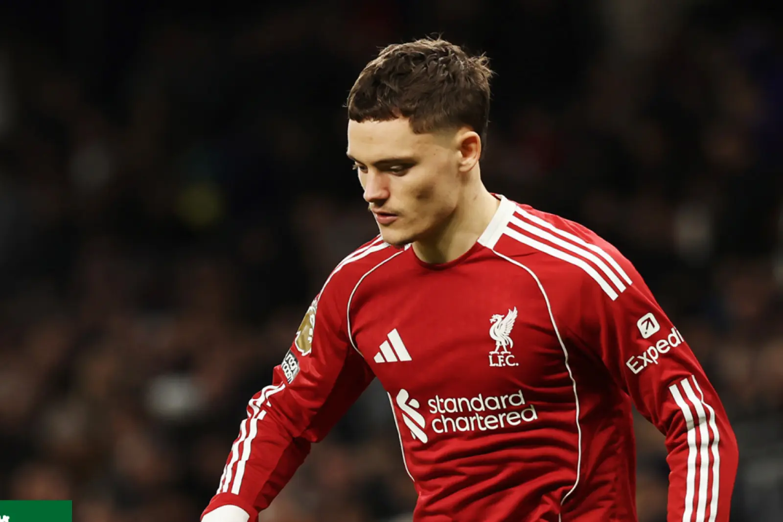 Florian Wirtz en el Tottenham vs Liverpol