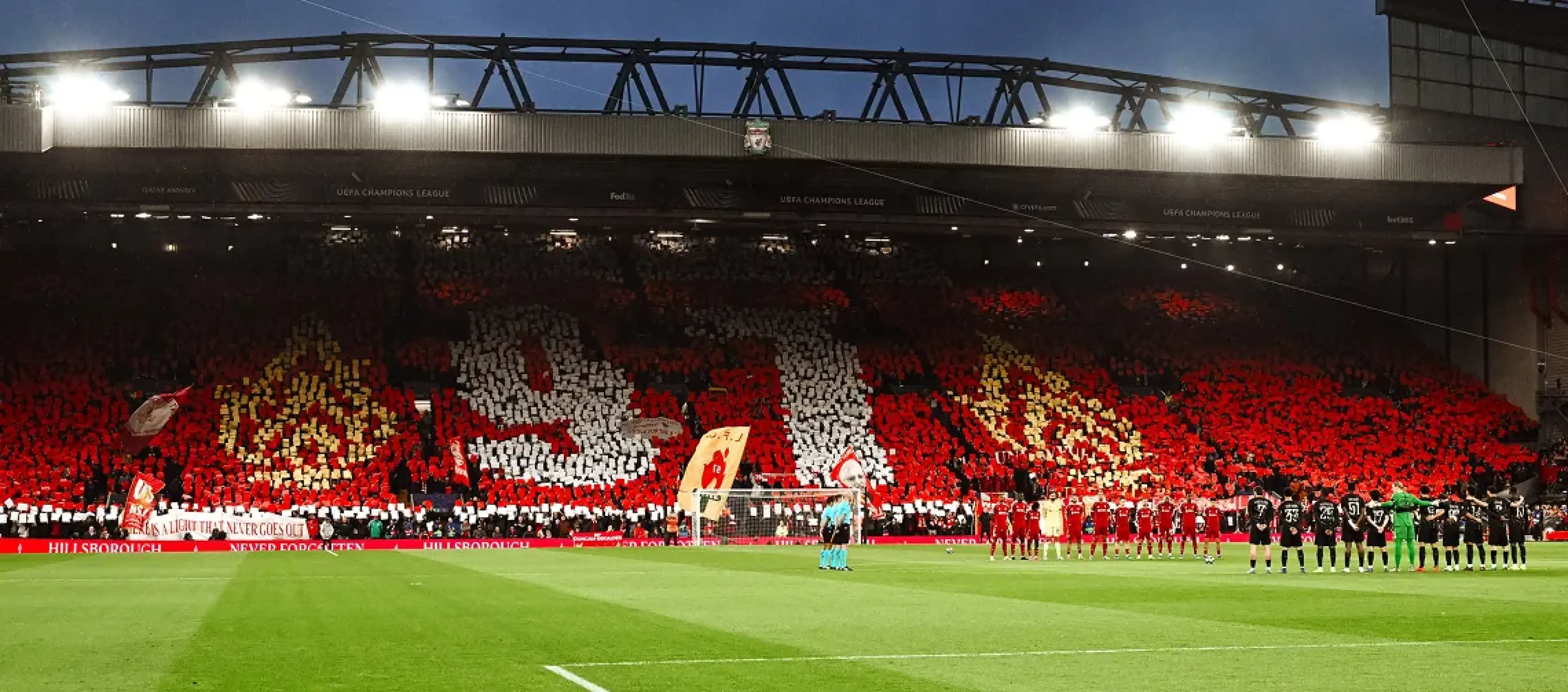 Tributo en Anfield a las 97 víctimas de Hillsborough