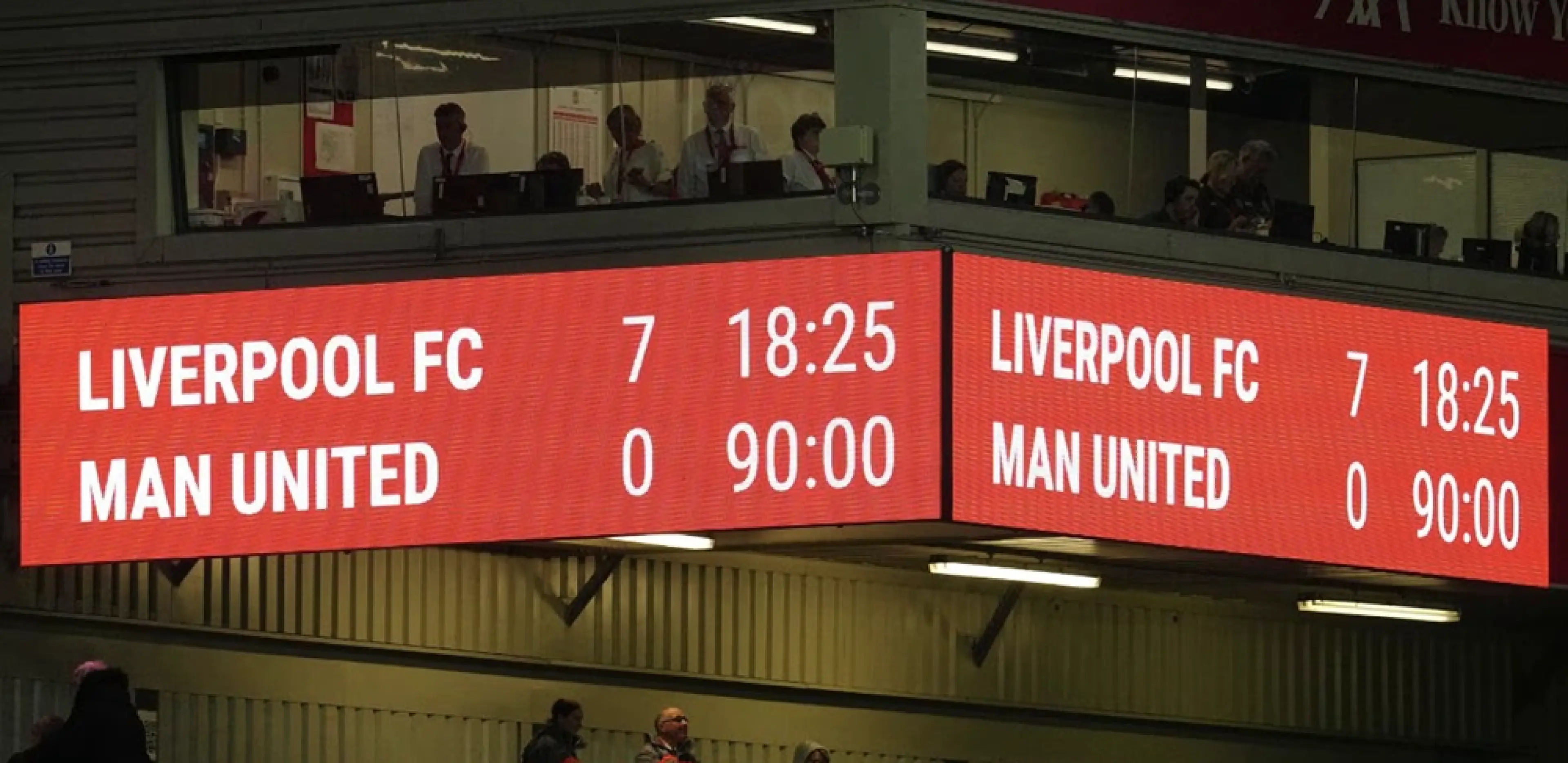Liverpool 7 - Man Utd 0