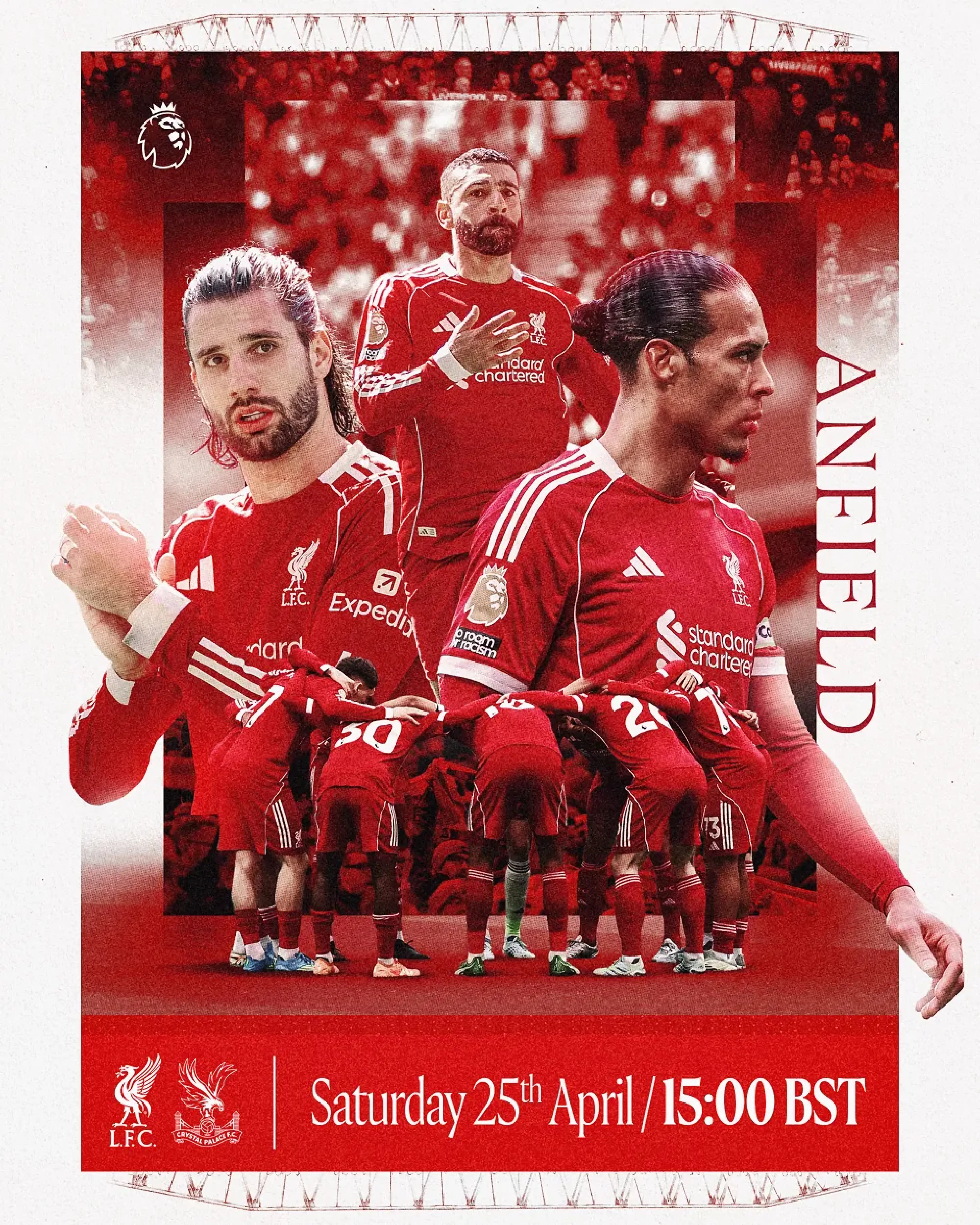Liverpool vs Crystal Palace - abril 2026 - match poster